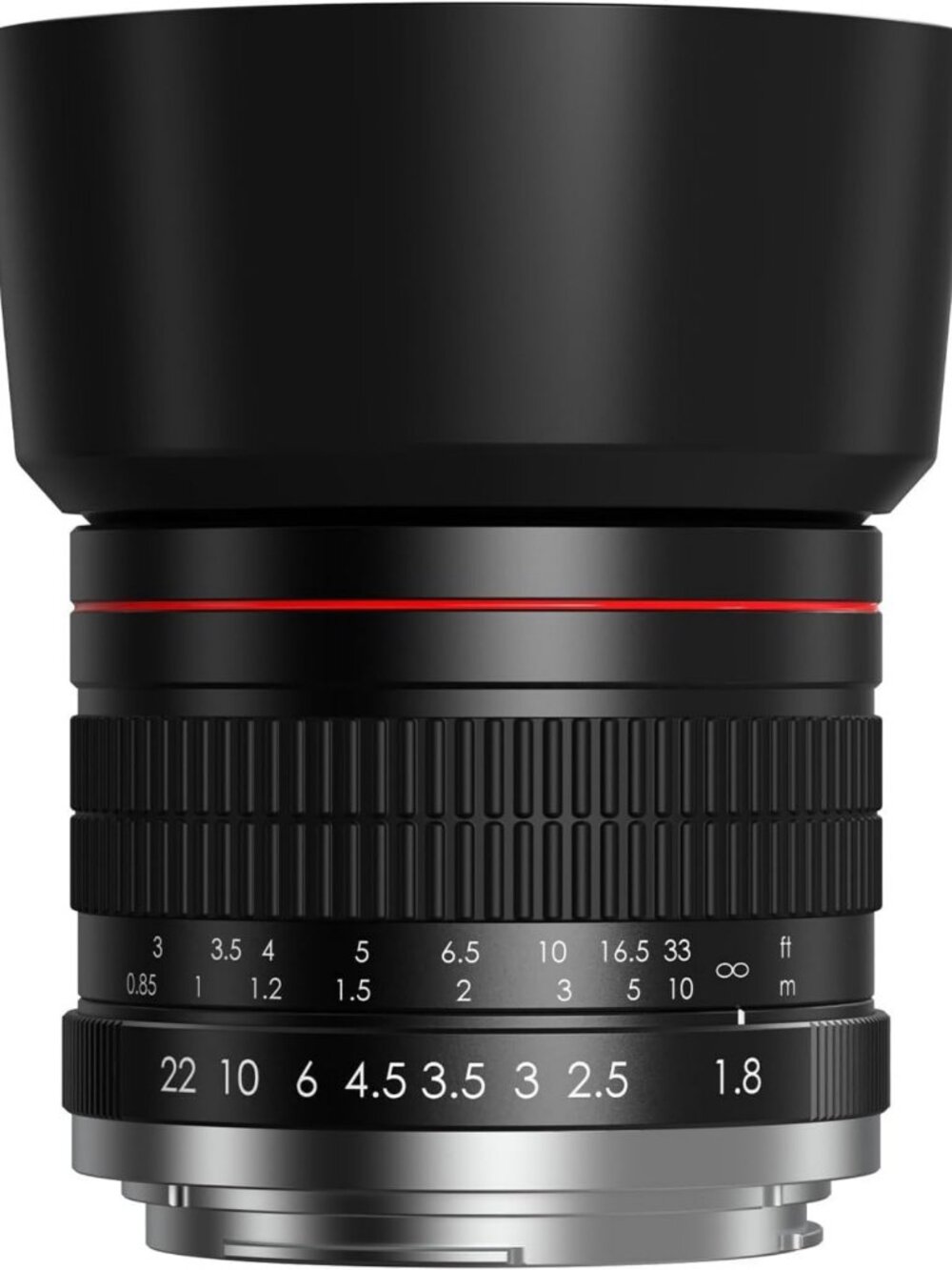 85mm f/1.8 Portrait Lens - Manual Focus for Canon DSLR Cameras, Perfect for